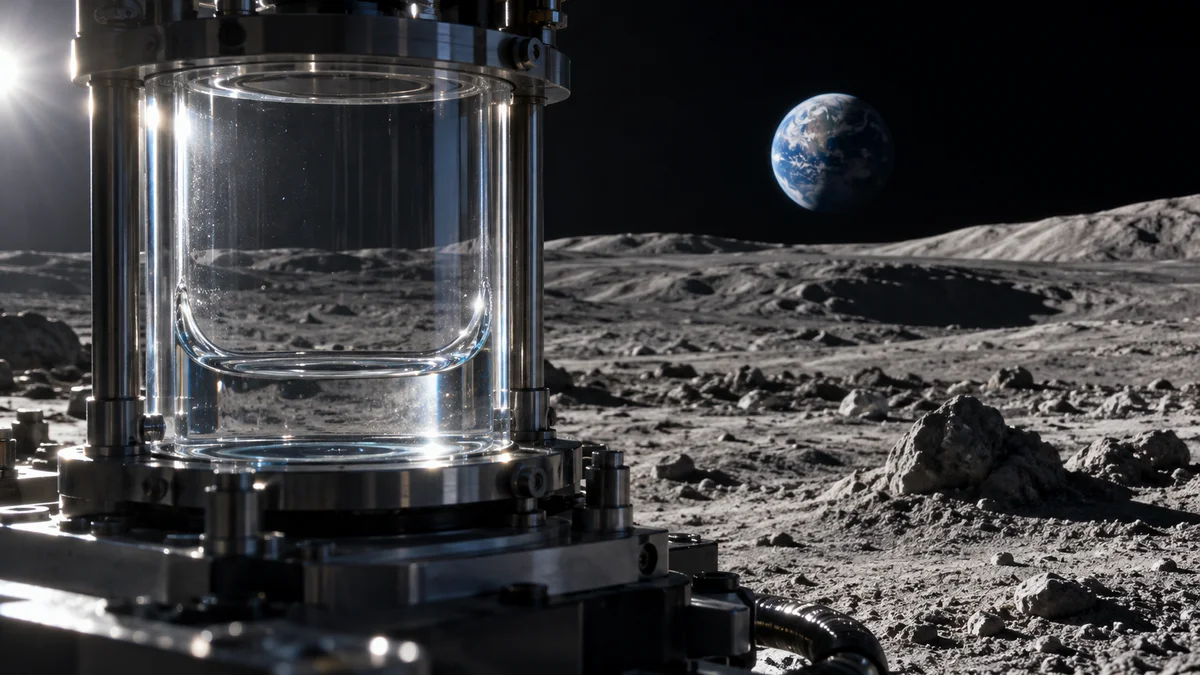Water on the Moon: How Would Liquid Move?