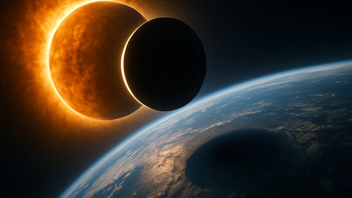 Solar Eclipse: How the Moon's Shadow Reaches Earth