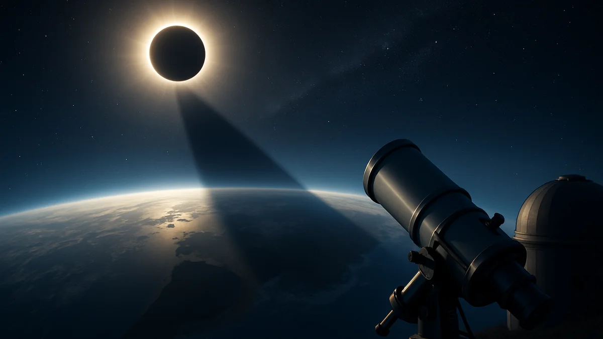 Solar Eclipse: How the Moon's Shadow Reaches Earth