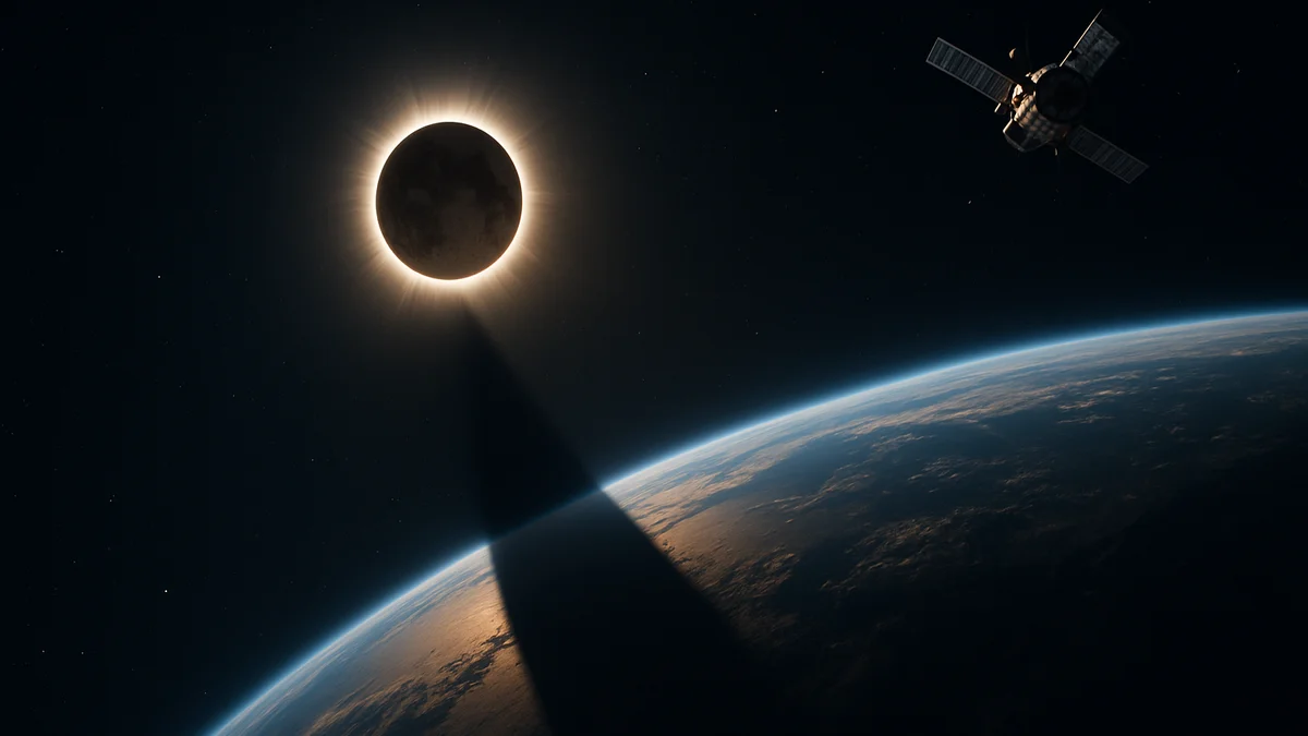 Solar Eclipse: How the Moon's Shadow Reaches Earth