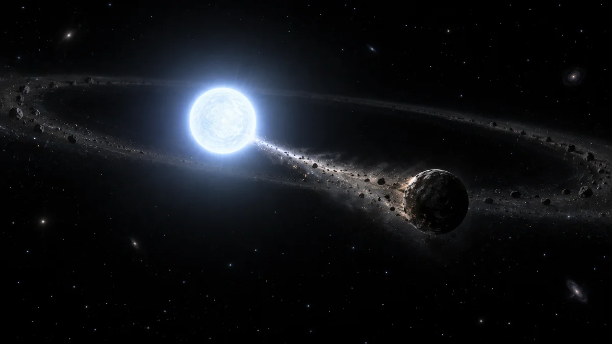 Second-Generation Planet: Clues Around a White Dwarf